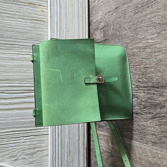 Rare Vintage Dooney & Bourke Green Alto Collection Bag Crossbody bag I2150557 - Picture 10 of 16